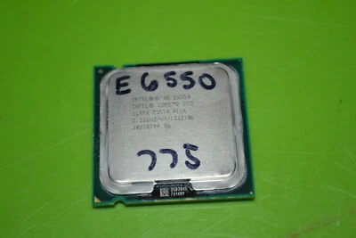Intel E6550 Core 2 Duo 2.33ghz 1333 4mb LGA775 775 Socket T CPU 🖥️ - Image 1 of 2