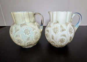 PAIR OF FINDLAY ONYX CREAMERS by DALZELL, GILMORE & LEIGHTON Co. - Picture 1 of 13