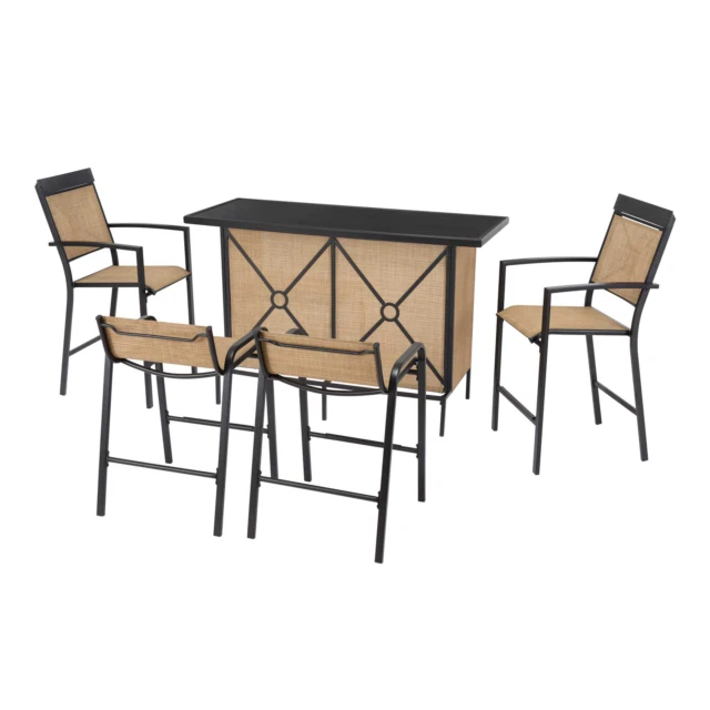 Mainstays Palmerton Landing Outdoor Bar Set - 5 Pieces