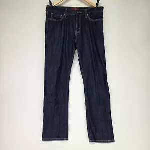 Guess Del Mar Fit Slim Straight Jeans Herren Gr. 34x32 Dunkelblau Denim TOP - Bild 1 von 17