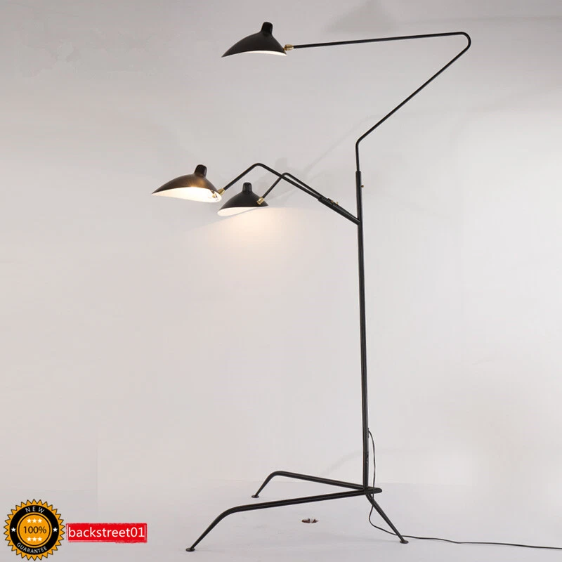 Aluminum Black Arms LED Floor Lamp Standing Lamp Office Reproduction Light Hot - Image 1 of 4