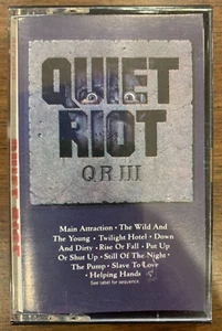 Quiet Riot - QR III - CASSETTE~1986, Vintage! - Picture 1 of 5