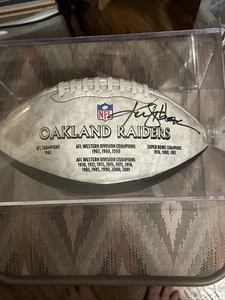 KENNY STABLER OAKLAND RAIDERS HOF SIGNIERT NFL FOOTBALL LIMITIERTE AUFLAGE VON 5000 - Bild 1 von 7