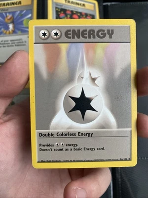 Pokemon Double Colorless Energy 96/102  Vintage 1st Edition 1999 BASE SET (#) - Image 1 of 2