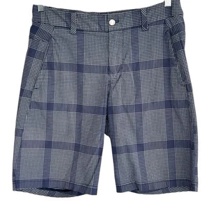 Lululemon Kahuna 2.0 Plaid Golf Shorts Mens 34 Preppy Athleisure Vacation Summer - Picture 1 of 12