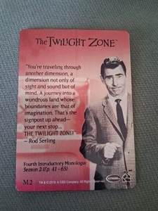Twilight Zone metal case topper M2 rod serling edition mint condition - Picture 1 of 2