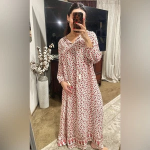 Anine Bing | Darcy floral silk maxi dress size small - Picture 1 of 7