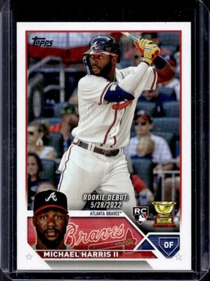 2023 Topps Update Michael Harris II RC Rookie #US225 Braves - Image 1 of 2