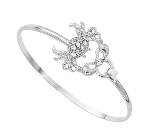 Cape Cod Style CZ Crab Bracelet - Imagen 1 de 1