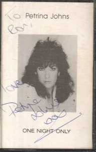 Petrina Johns (Petrina Johnson) One Night Only cassette UK Pet 1988 cassette - Picture 1 of 4