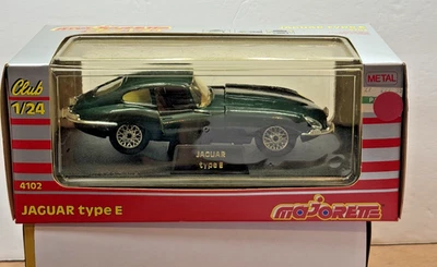 MAJORETTE CLUB  1/24 JAGUAR TYPE E DIE CAST  #4102 - Image 1 of 4