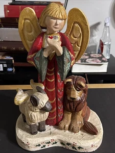 Figurina Casa Di Cappello Angelo Regno Pacevole Edizione Limitata Alta 16” 1998 - Foto 1 di 15