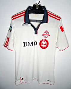Toronto FC Jersey Large Mens White Home 2011 2012 Authentic Vintage - Picture 1 of 8