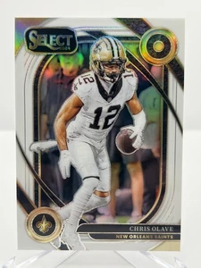 2024 PANINI SELECT CHRIS OLAVE 27/35 WHITE PRIZM CLUB LEVEL NO. 237 HEILIGE - Bild 1 von 2