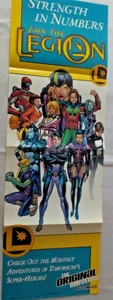 Legion Promo Poster DC Comics 11"x34" Original Universe 2002 Andy Lanning Coipel - Picture 1 of 2