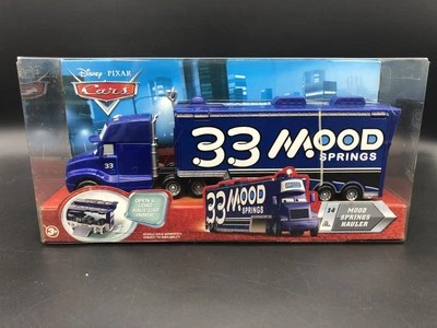 Disney Pixar Cars Mood Springs Hauler Semi Cab Trailer Chuck Armstong Piston Cup - Image 1 of 4