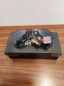 Ray Ban Herren Schwarz Lei Peng QB 2457 Piloten Sonnenbrille Etui Box - Bild 1 von 4