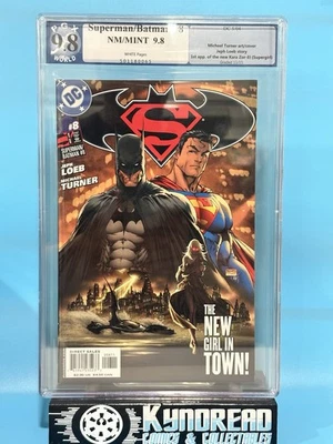 Superman/Batman #8 Michael Turner Cover PGX 9.8 1st App New Kara Zor-El - Image 1 of 3