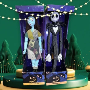 Disney Plush Doll Christmas The Nightmare Before Jack Sally Extra Large - Picture 1 of 7