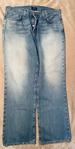 J.Crew Jeans Herren 36x32 Button Fly Straight Leg Distressed (Etikett 36X32) - Bild 1 von 15