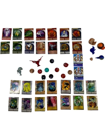 Bakugan Battle Brawlers Cards ,14 Magnetic Cards, Rule Books Cover