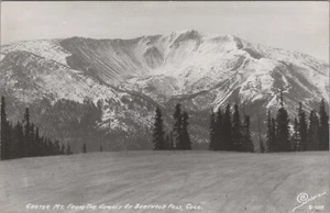 RPPC Carter Mountain From Berthoud Pass Colorado Sanborn photo postcard MP1 - Picture 1 of 2
