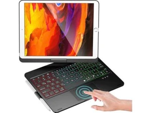 Keyboard Case for iPad 10.2 inch 9th 8th 7th iPad Air 3 iPad Pro 10.5 + Trackpad - Picture 1 of 10