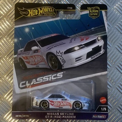 Hot Wheels Premium Modern Classics Nissan Skyline GT-R (R32) Pandem 1:64 - Image 1 of 2