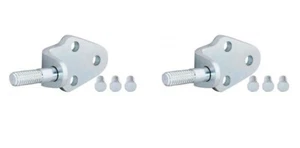 Pair Windshield Slide Arm Pivot Brackets w/ Rivets For 1932 Ford 5-Window Coupe - Picture 1 of 3