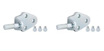 Pair Windshield Slide Arm Pivot Brackets w/ Rivets For 1932 Ford 5-Window Coupe - Image 1 of 3