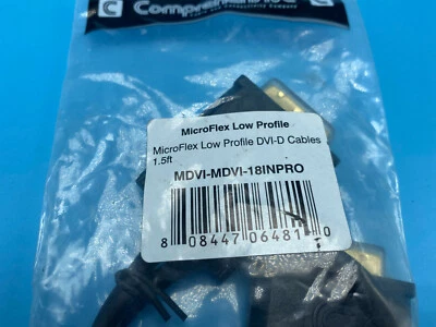 1.5FT MICROFLEX DVI-D/DVI-D M/M - Image 1 of 4