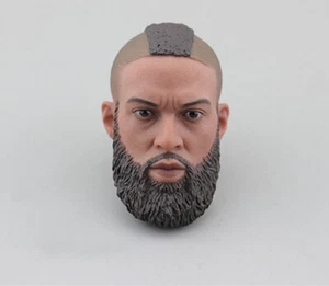 ES 26030C 1/6 SEALs Cold Night Attack Black skin color Head Carving Model F 12" - Picture 1 of 1