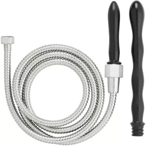 Cloud 9 Premium Shower Enema Douche Kit With Two Tips Stainless Hose - Picture 1 of 6