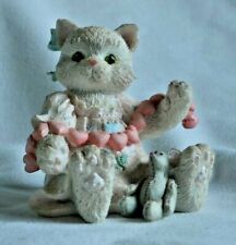 Vintage Calico Kittens "A Good Friend Warms The Heart" by Priscilla Hillman 1992