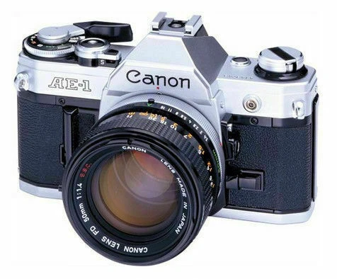 Canon AE-1 SLR Film Camera - Black