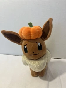 Peluche Pokemon Temporada Vacaciones Eevee Equilibrio Calabaza Otoño Halloween 8” Peluche - Imagen 1 de 5
