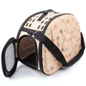 Hundetransportbox Hunde Tragetasche Hundetasche Katzen Haustierkäfig gepolsterte - Bild 1 von 18