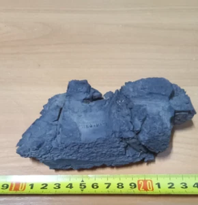 Tank Tiger I Panzer VI Sd.Kfz.181 Fragment of rubber from the roller WW2 - Picture 1 of 5
