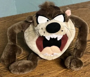 Retro Looney Tunes Plush 1994 Tasmanian Devil 7” Stuffed Animal - Free Shipping - Picture 1 of 6