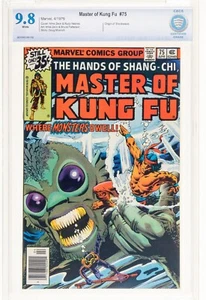Master of Kung Fu #75 Newsstand (Marvel, 1979) CBCS NM/MT 9.8 White pages 🔥cgc - Picture 1 of 6
