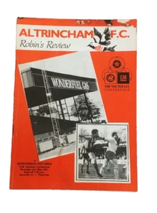 ALTRINCHAM V NORTHWICH VICTORIA - CONFERENCIA GM VAUXHALL - 5/02/1991 - Imagen 1 de 1