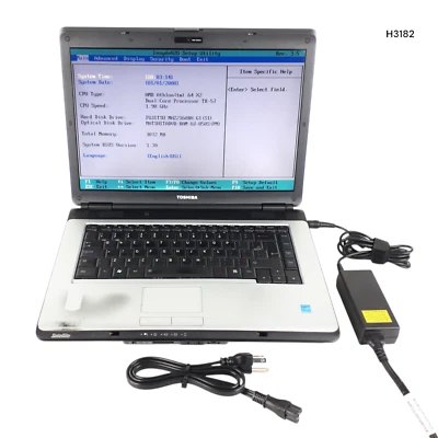 Toshiba Satellite L300d-01Q 15.4'' Laptop AMD ATHLON 3GB 160GB Boots/Bios H3182 - Image 1 of 4