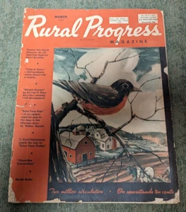 Rural Progress March 1937 Minneapolos Moline Tractors Farm beautiful ads - Picture 1 of 7