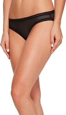 OnGossamer 238140 Mujer Malla Algodón Bikini Panty Ropa Interior Negro Talla Pequeña Foto 1 de 2