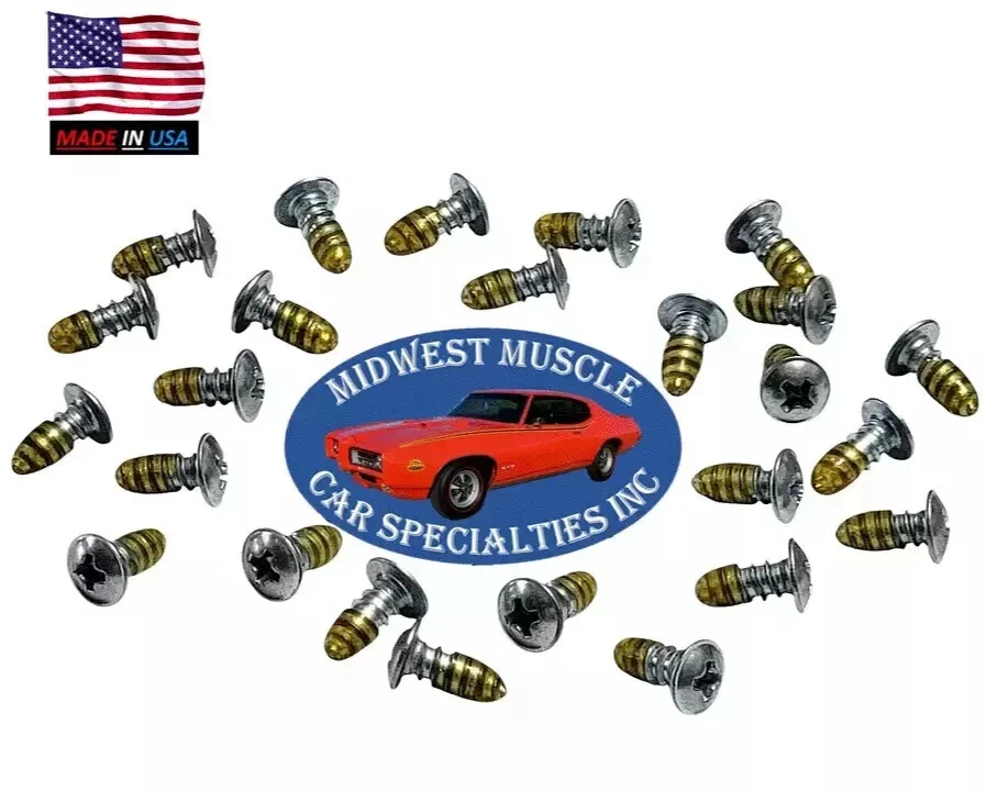 Windshield Molding Trim Clip Screws Window Body With Sealer Fits AMC Desoto B - Image 1 of 4