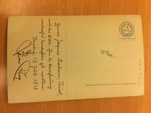Autogrammkarte von Max Chop - Bild 1 von 1