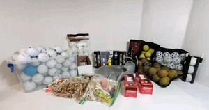 80 Golf balls, Putting Partner Return, Tees, Titleist 1 2 3 4 Top Elite Callaway - Picture 1 of 20