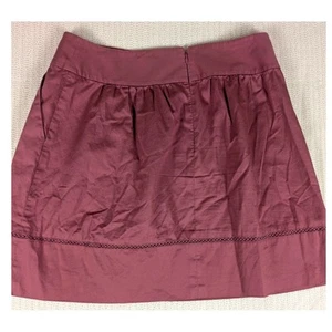 Loft rosa mauve Baumwolle Damen Rock Größe 6 Mini Frühling Urlaub leicht - Bild 1 von 5