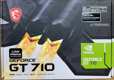 MSI GeForce GT 710 2GB GDRR3 64-bit Low Profile Graphics Card - Image 1 of 4