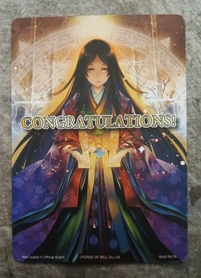 Force of Will TCG - Congratulations! - Win A Box Promo Card (ENG) - Image 1 of 2